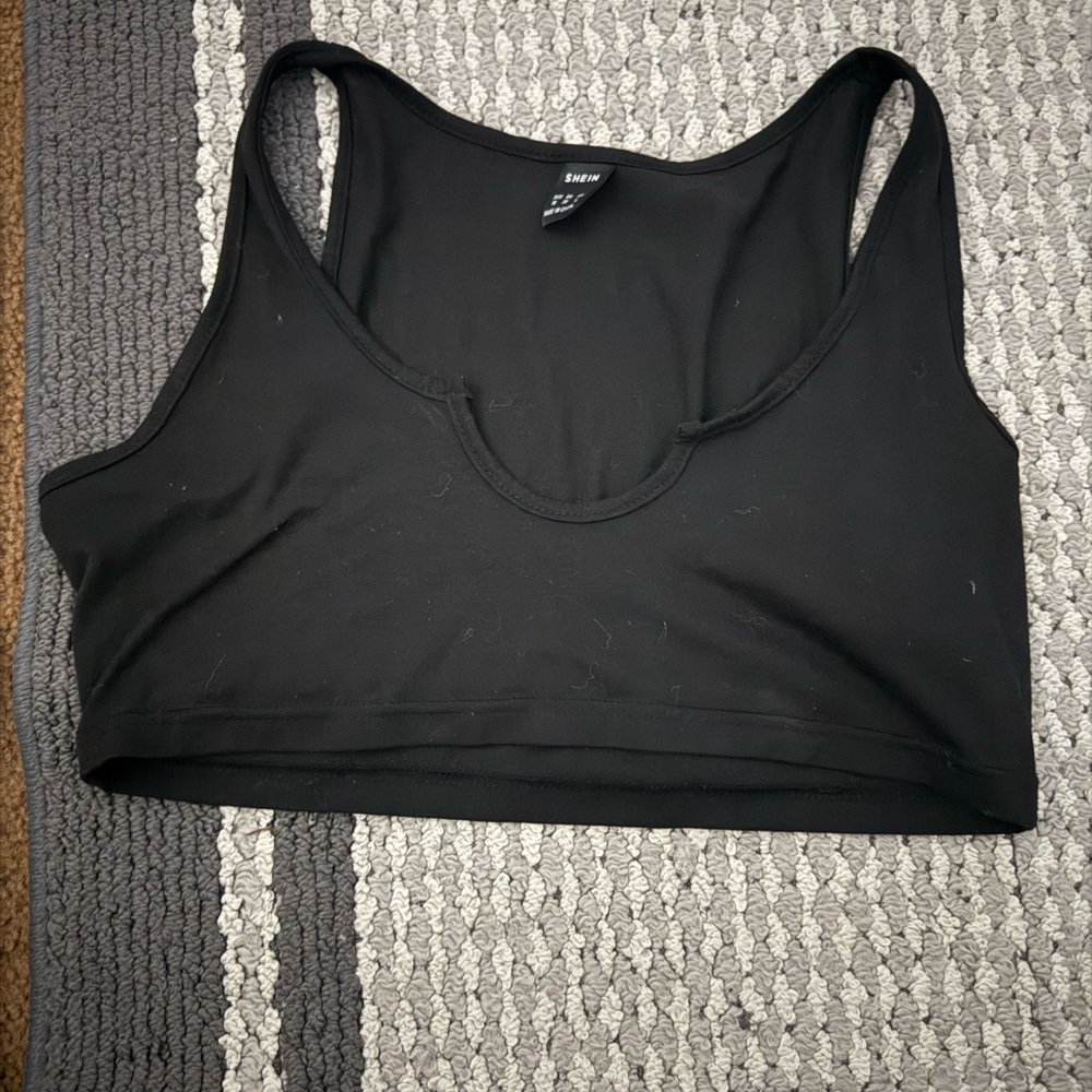 Black Crop Top